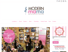 Tablet Screenshot of modernmama.com